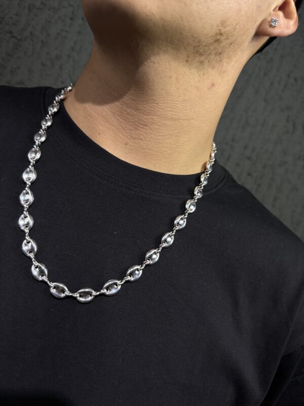 CADENA GUCCI INFLADA PLATA 925 (27GR) 60CM