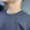 CADENA ZIRCON REDONDO PLATA 925 UNISEX (40GR) 45CM