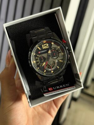 RELOJ CURREN METALIZADO BLACK M8395