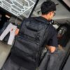 MOCHILA LV RELIEVE FLOR NEGRO 8811