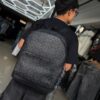 MOCHILA CH BASICA GRIS-NEGRO 231027