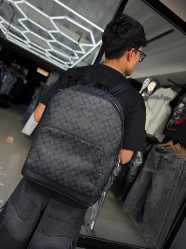 MOCHILA CH BASICA GRIS-NEGRO 231027