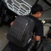 MOCHILA CH BASICO GRIS-NEGRO 250101