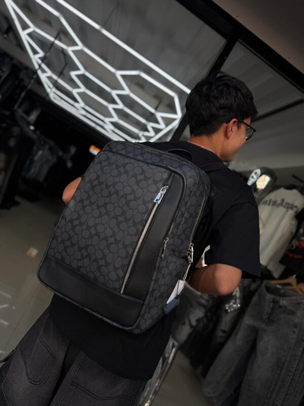 MOCHILA CH BASICO GRIS-NEGRO 250101