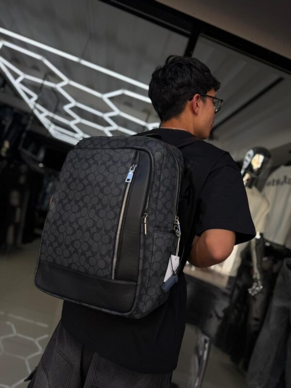 MOCHILA CH BASICO GRIS-NEGRO 250101