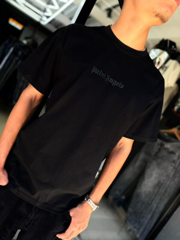 POLERA PALM ANGELS BLACK OVERSIZE JH98001