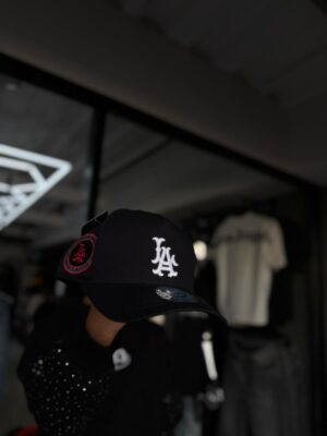JOCKEY DOBLE AA CURVO LA ORIGINATIVE BLACK-WHITE-RED-GREY AJUSTABLE