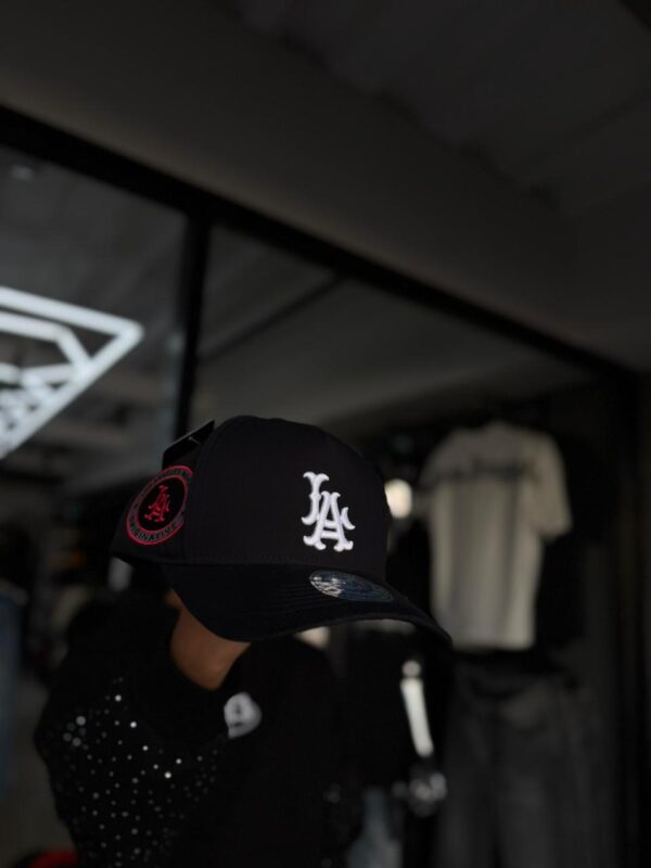 JOCKEY DOBLE AA CURVO LA ORIGINATIVE BLACK-WHITE-RED-GREY AJUSTABLE