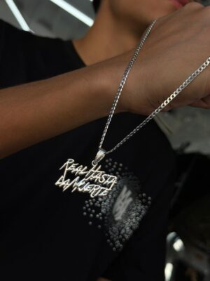 DIJE REAL HASTA LA MUERTE PLATA 925 UNISEX (7,21GR)