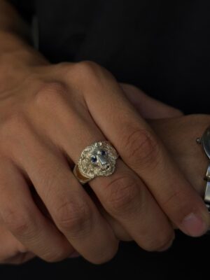 WhatsApp Image 2026-01-22 at 5.49.45 PM (2) ANILLO OSO CON BAÑO DE ORO SOBRE LEY PLATA 925 (4,84GR) T/22