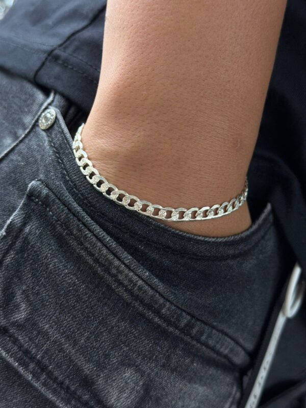 PULSERA GRUMET PLATA 925 HOMBRE (6GR) 20CM