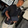 BOLSO CH CON MONEDERO RELIEVE NEGRO HOMBRE