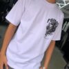 POLERA PINPOKE CALABERA POISON WHITE BRILLANTE OVERSIZE