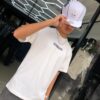 POLERA PALM ANGELS-HILOS WHITE-BLACK OVERSIZE JH98002
