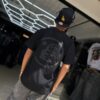POLERA HELLSTAR BLACK BRILLANTE OVERSIZE JH98001