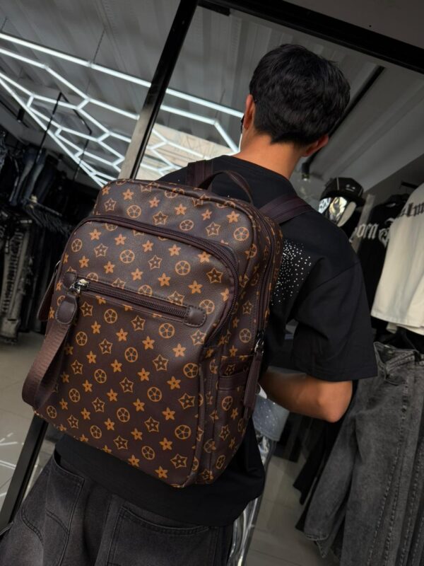 MOCHILA LV FLOR CAFE 8821-2