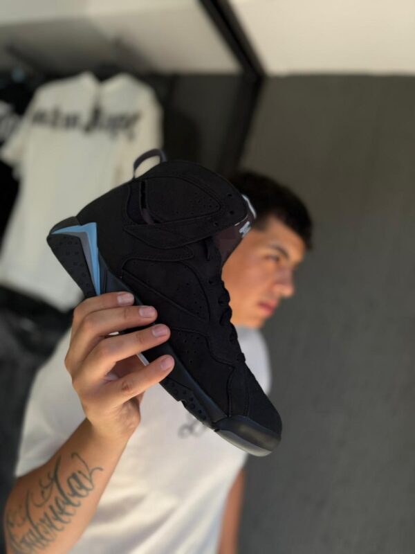 ZAPATILLA AIR JORDAN 7 CHAMBRAY BLACK-BLUE-WHITE HOMBRE
