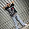 POLERA NO5159 GOOD SPEED NEGRO CALABERA OVERSIZE