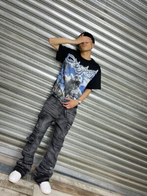 POLERA NO5100 GOOD SPEED NEGRO LEGALIZE OVERSIZE