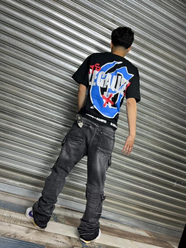 POLERA NO5100 GOOD SPEED NEGRO LEGALIZE OVERSIZE