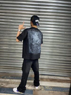 POLERA P0005-1 NEGRO PURPLE BOXI FIT