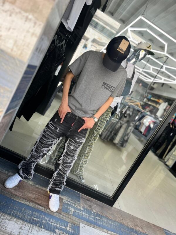 POLERA P0005-3 GRIS PURPLE BOXI FIT