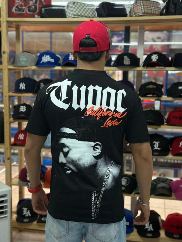 POLERA TUPAC CALIFORNIA BLACK LG5776 OVERSIZE