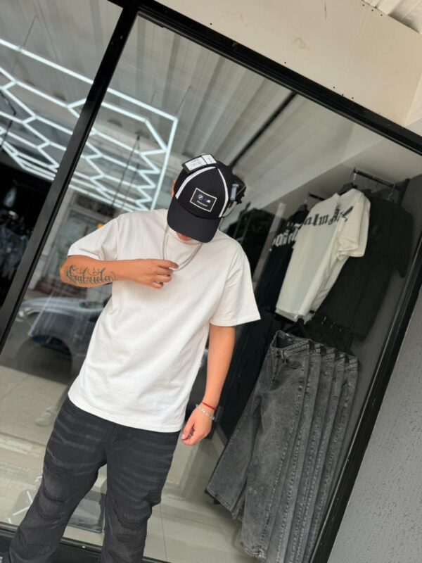 POLERA BASICA BLANCO VOGUE JH-98002 OVERSIZE
