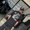 POLERA HELLSTAR BLACK-RED-WHITE OVERSIZE