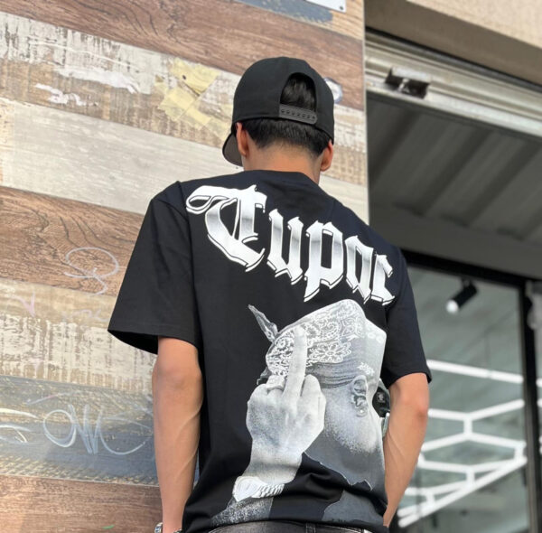 POLERA TUPAC TUPAC BLACK JH-98001 OVERSIZE