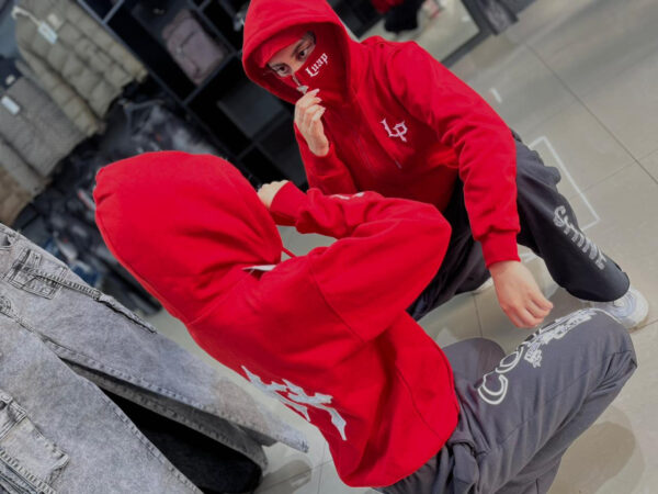 POLERON LUAP BALACLAVA RED REGULAR FIT