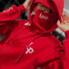 POLERON LUAP BALACLAVA RED REGULAR FIT