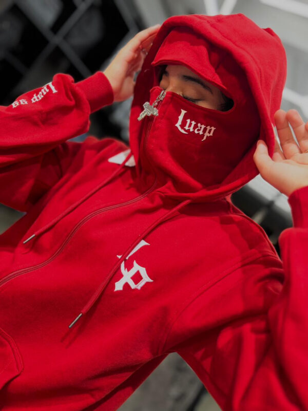 POLERON LUAP BALACLAVA RED REGULAR FIT