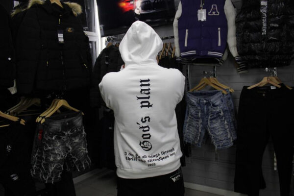 POLERON BLANCO GODS PLAN LUAP OVERSIZE