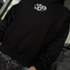 POLERON SEJO BOOM BRILLO-BASICO BLACK OVERSIZE