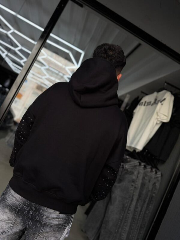 POLERON SEJO BOOM BRILLO-BASICO BLACK OVERSIZE