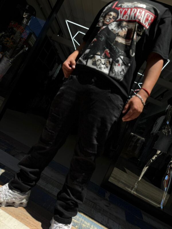 JEANS LOGEQI BASICO NEGRO SLIM FIT JH-99125