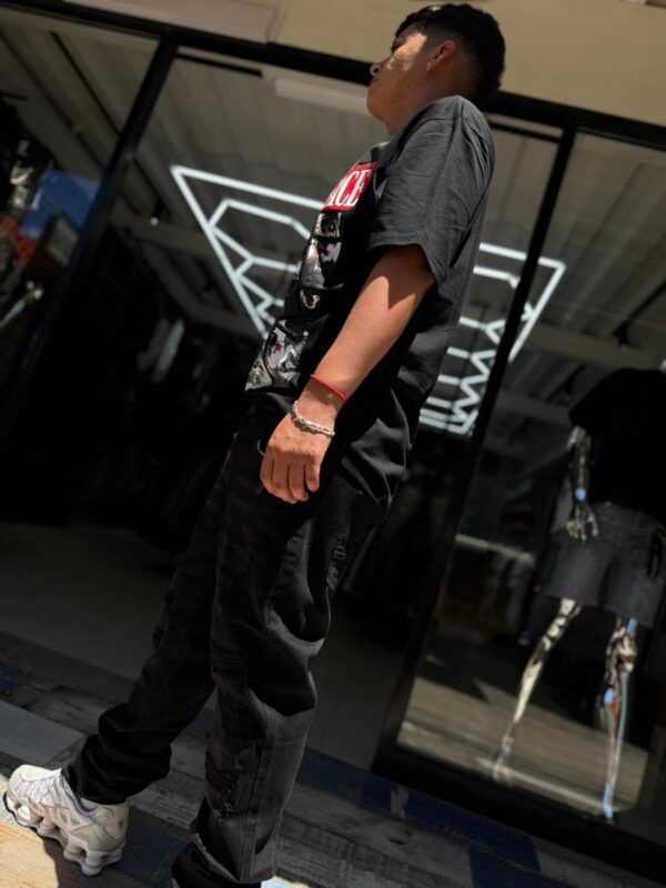 JEANS LOGEQI BASICO NEGRO SLIM FIT JH-99125