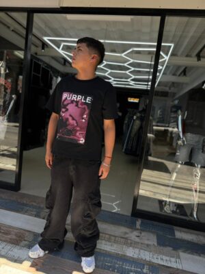 JEANS DIABOLO CARGO BLACK DA018-1
