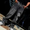 JEANS DISEÑO MODA CLASICO GREY HK005