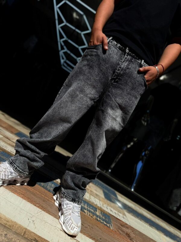 JEANS DISEÑO MODA CLASICO GREY HK005
