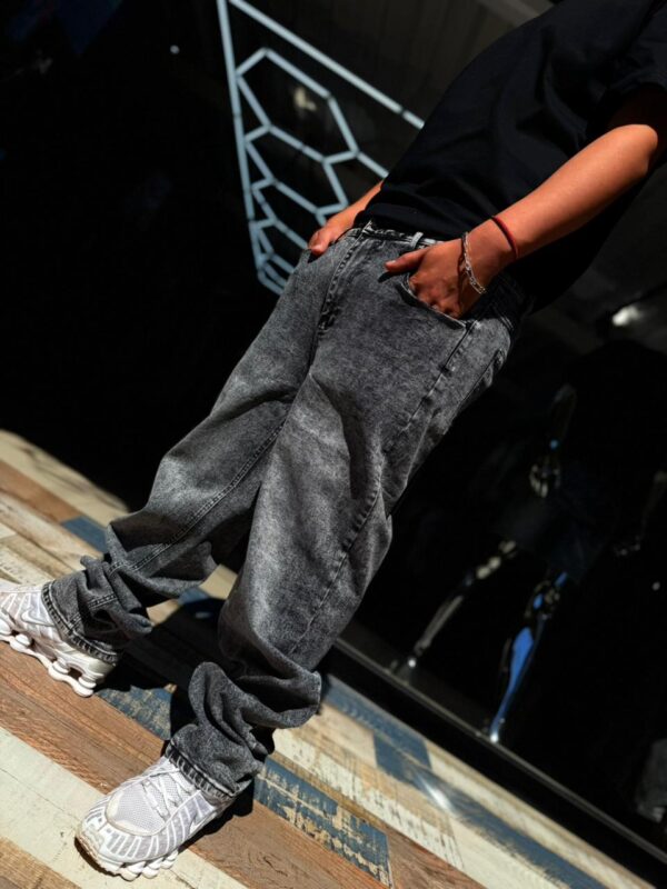 JEANS DISEÑO MODA CLASICO GREY HK005