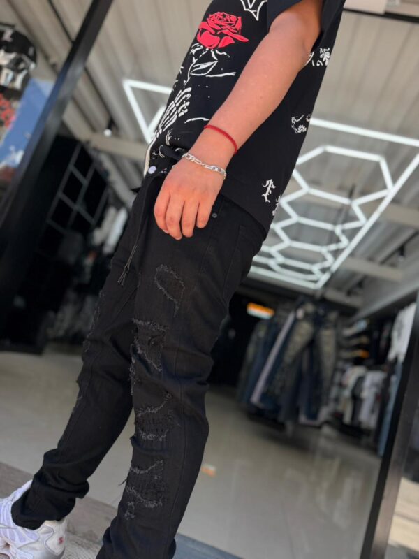 JEANS M-STAR BLACK REGULAR FIT BASICO M-9001