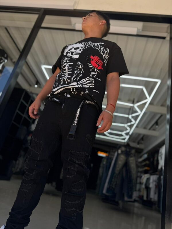 JEANS M-STAR BLACK REGULAR FIT BASICO M-9001