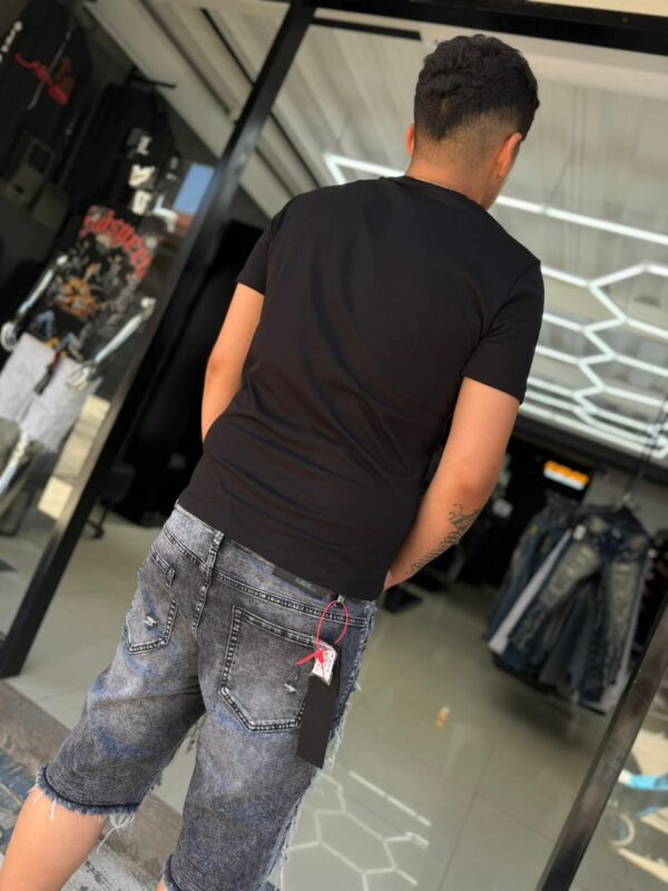 SHORT M-STAR GRIS RASGADO M-9061