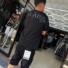 SHORT PURPLE NEGRO BASICO-RASGADO MJ051