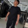 SHORT PURPLE BRILLO-NEGRO FM787-1