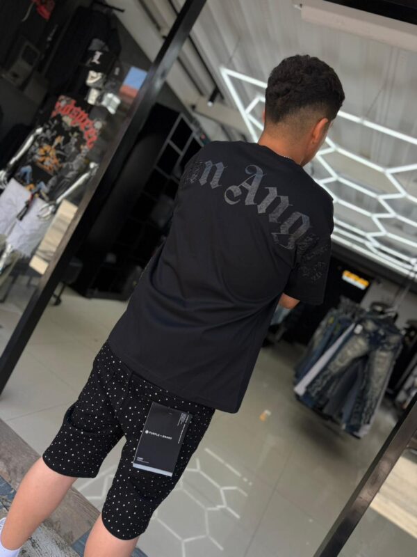 SHORT PURPLE BRILLO-NEGRO FM787-1