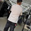 SHORT M-STAR NEGRO PINTURA RASGADO M-9066