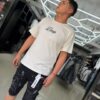 SHORT PURPLE PINTURA-NEGRO MJ054